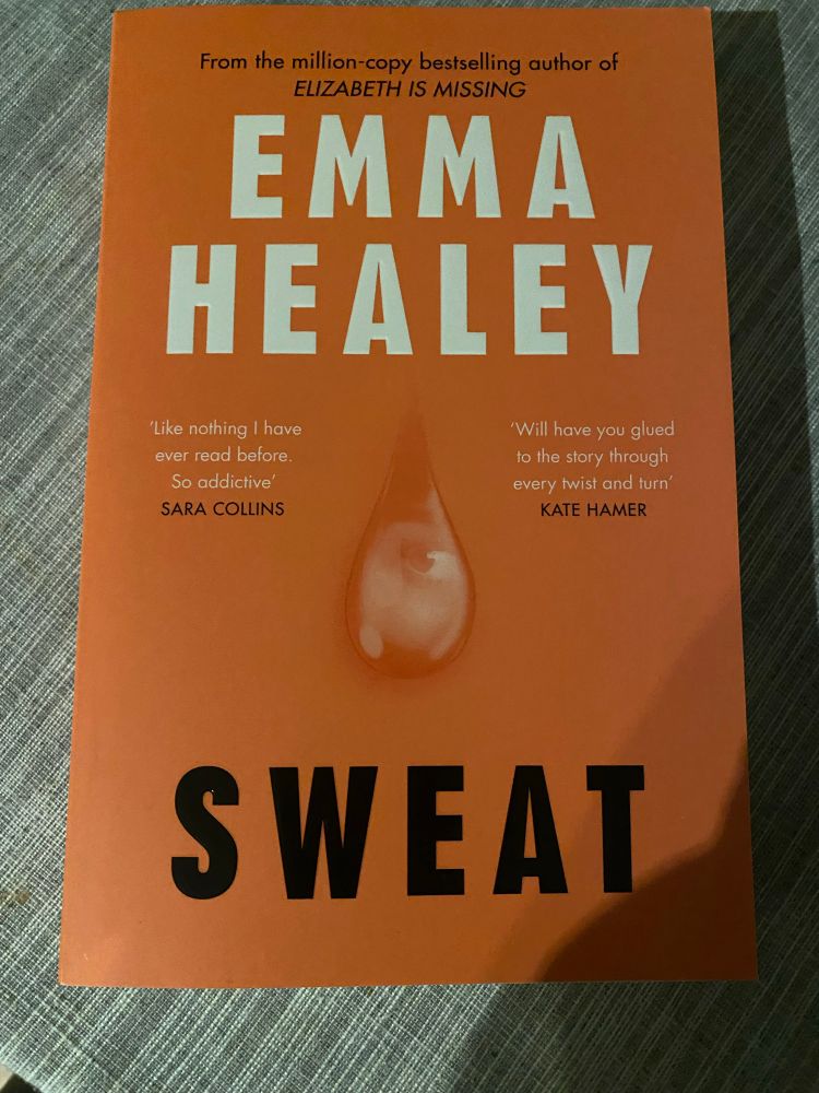 Book cover to Sweat by Emma Healey