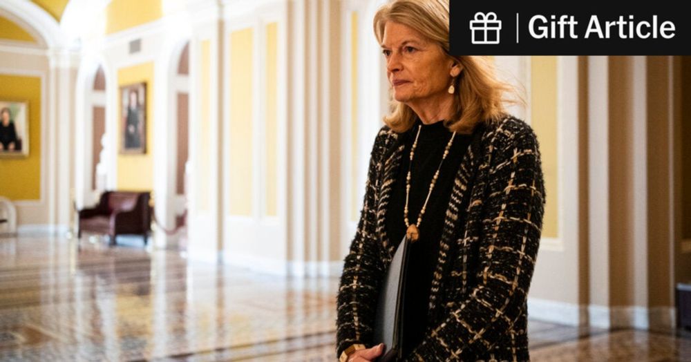 Senator Lisa Murkowski Makes Startling Admission as Trump Wages Retribution Campaign (Gift Article)