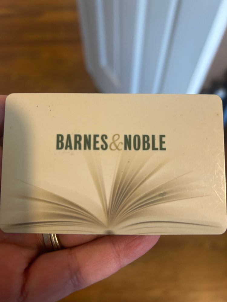 Picture is of a Barnes & Noble gift card.