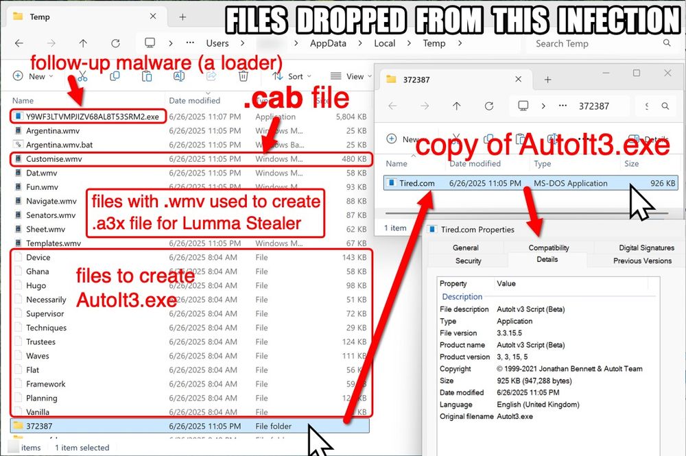Files dropped from this infection.