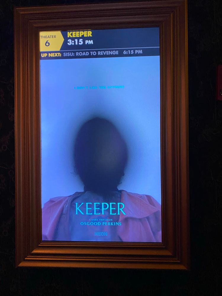 The poster for Keeper