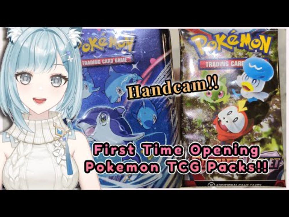 【Handcam】 First Time Opening Pokemon TCG Cards!! Pre-recorded Stream!!
