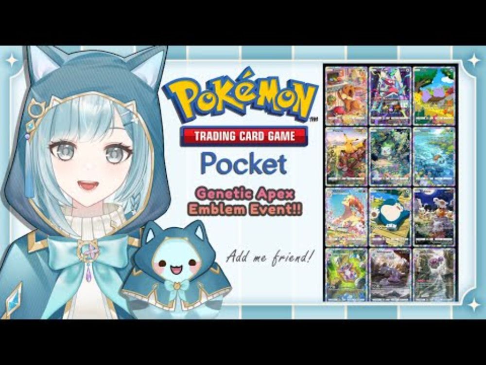 【Pokémon TCG Pocket】 Grinding Genetic Apex Emblem Event!!