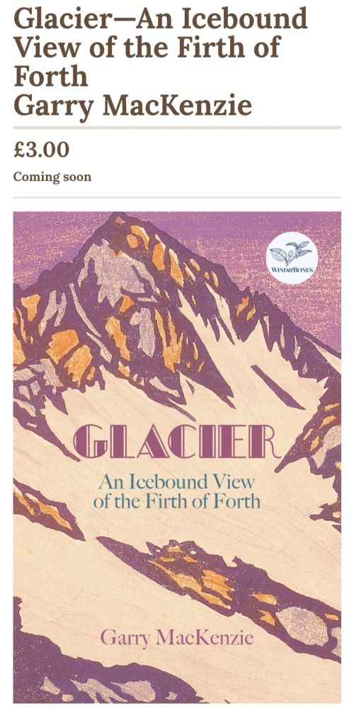 The front cover of Garry MacKenzie's Glacier. 
