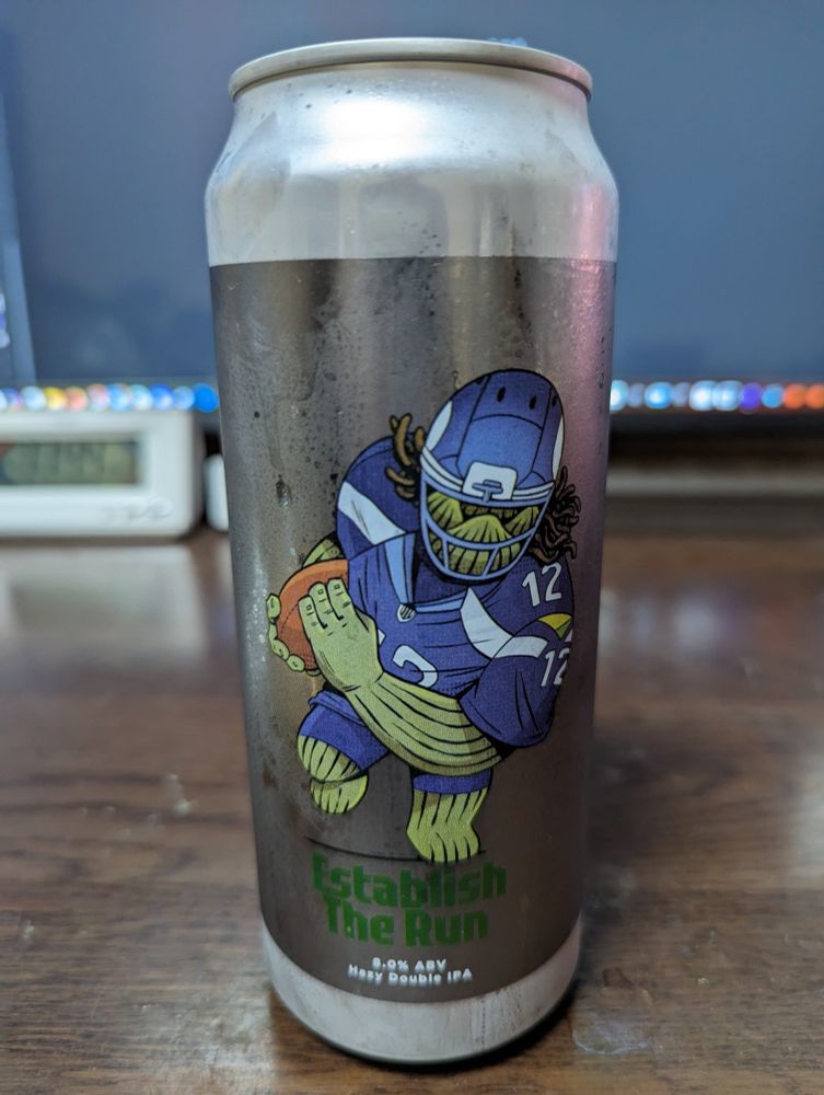 Establish The Run, Hazy Double IPA, 8.0% ABV