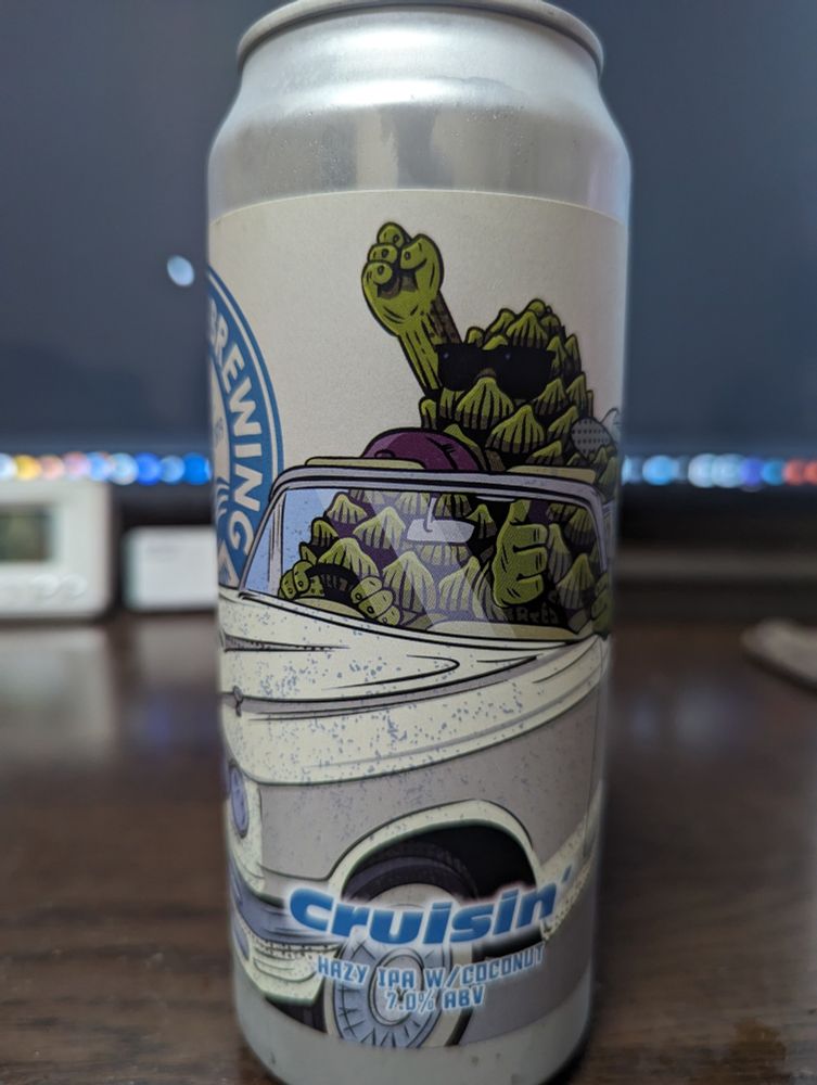 Cruisin', Hazy IPA, 7.0% ABV