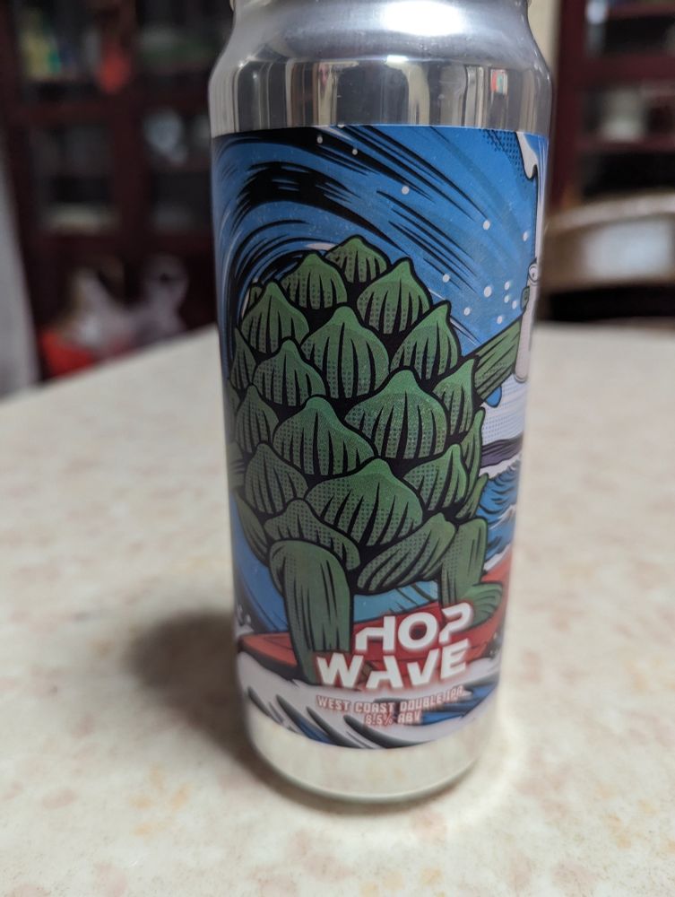 Hop Wave, West Coast Double IPA,  8.5% ABV