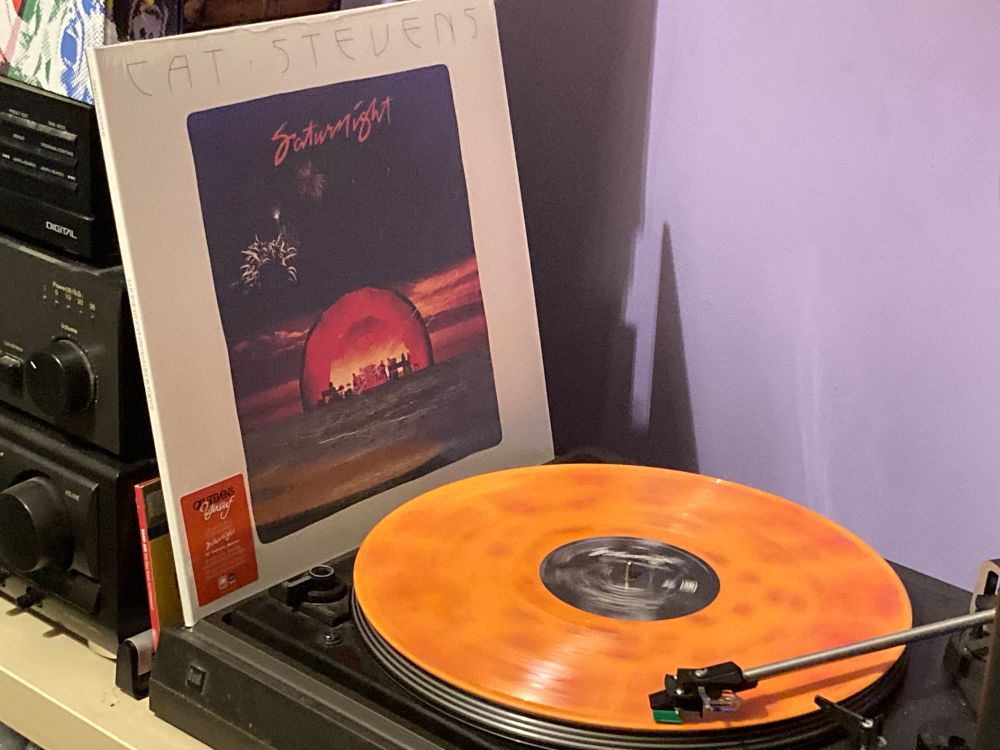 Cat Stevens ‘Saturnight’ on splatter vinyl for Black Friday RSD 