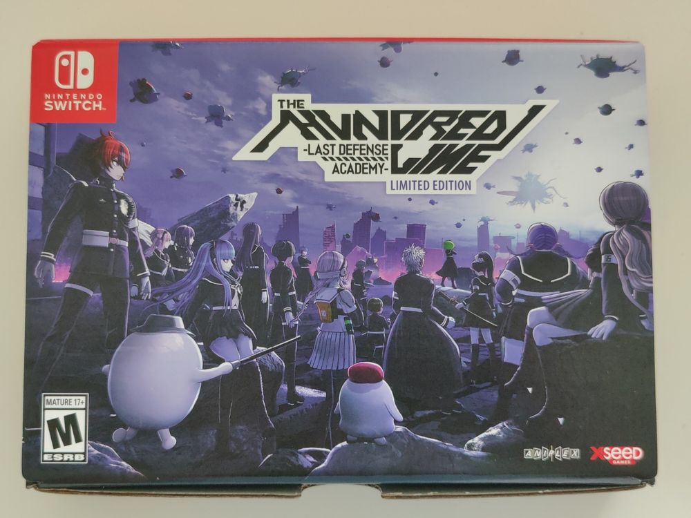 The Hundred Line: Last Defense Academy Switch game Collector's Edition box