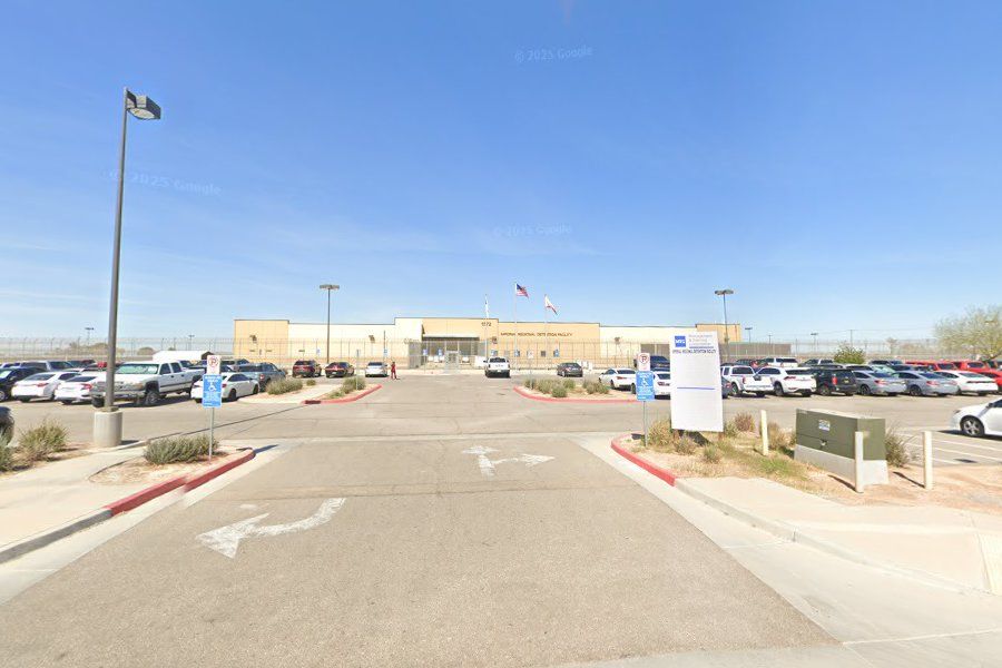 A photo of the exterior of Imperial Regional Detention Facility. From Google Maps.