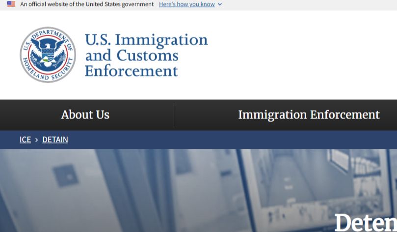ICE removed the shutdown banner from it's detention management page.
