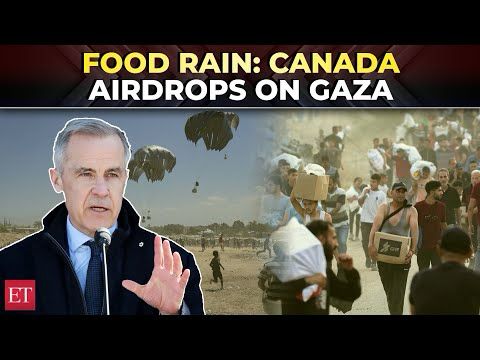 First-ever Gaza airdrop by Canada stuns Israel, calls blockade a violation of international law