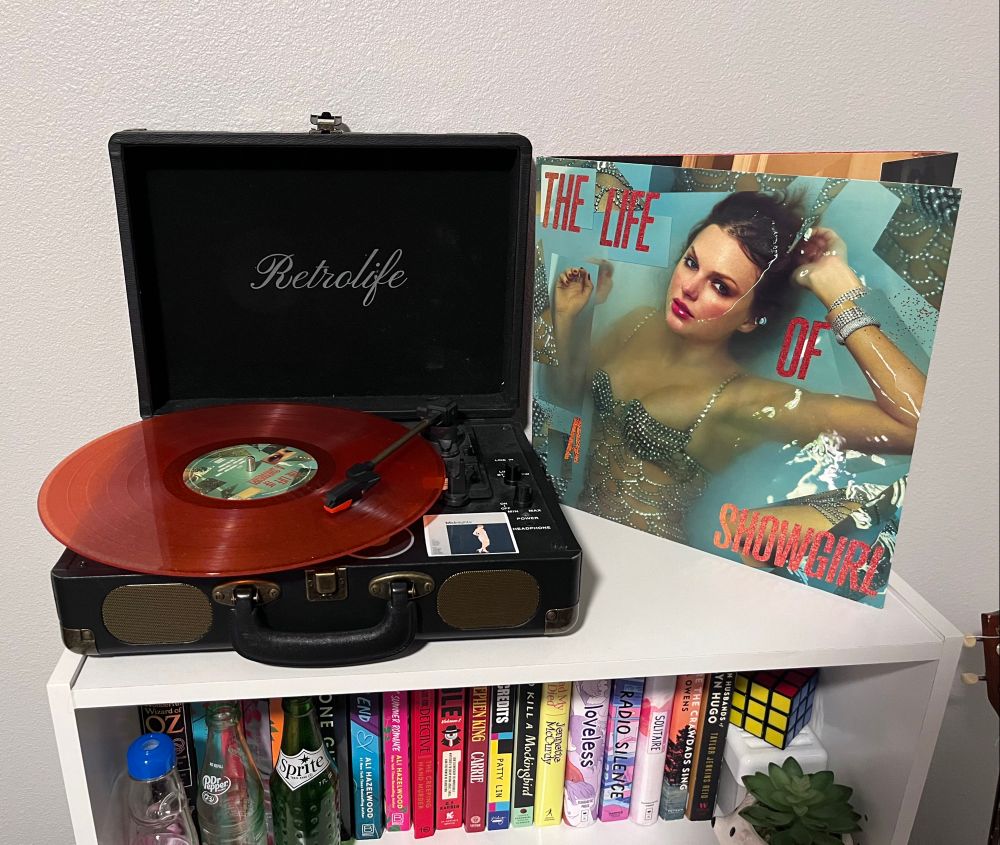 The Life of a Showgirl by Taylor Swift, Portofino Orange glitter vinyl