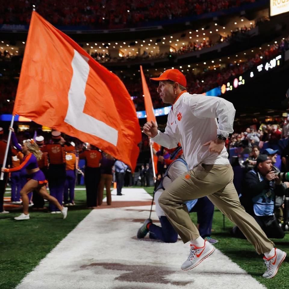 Dabo Swinney Clemson L Flag meme