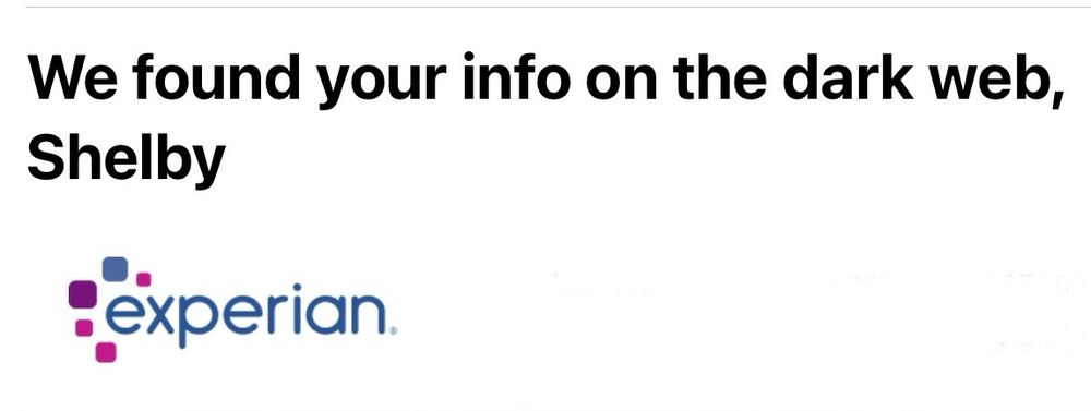 Shelby has been compromised by the dark web
