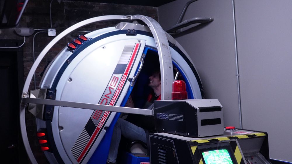 After it took me for a few loops and before the motion sickness set in!