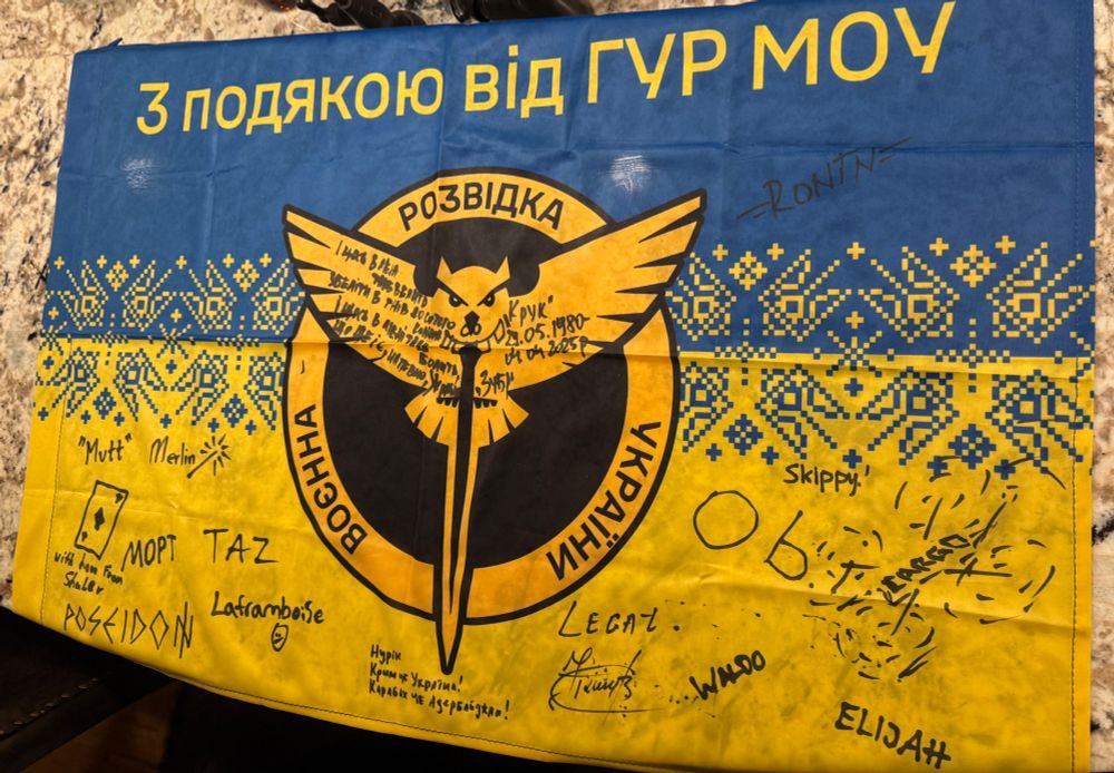 Signed flag