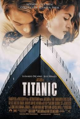The movie poster for the film Titanic