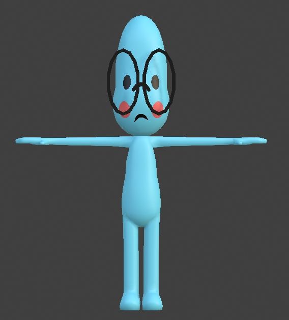 3D Cam (Rhythm Heaven), now with a slightly smoother body structure.