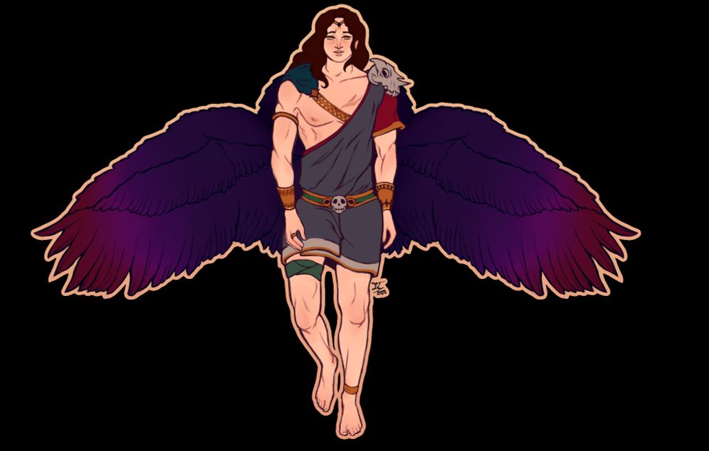 a hades oc commission i did a few months back. 
