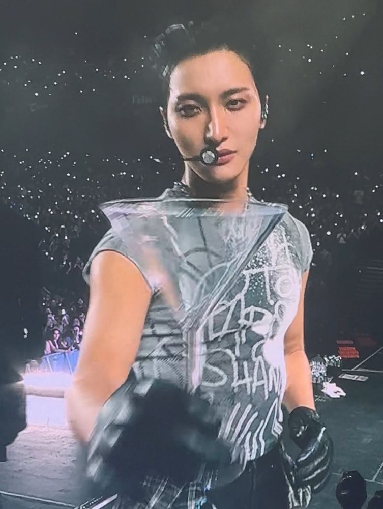 Seonghwa of ATEEZ at the Baltimore tour stop