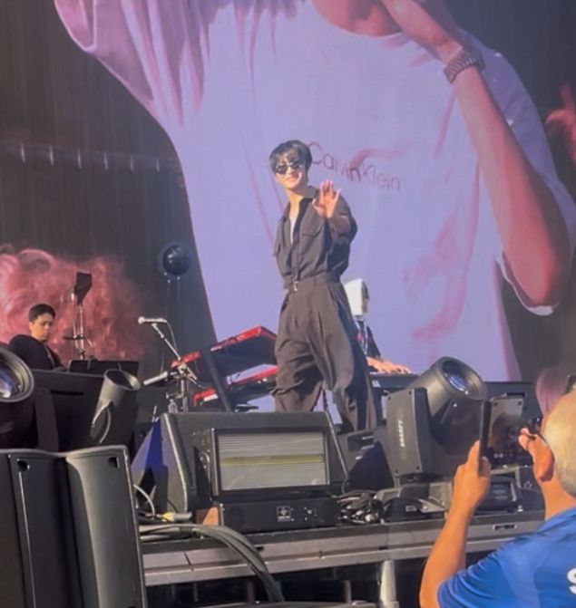 Seonghwa from ateez at  citified in nyc 