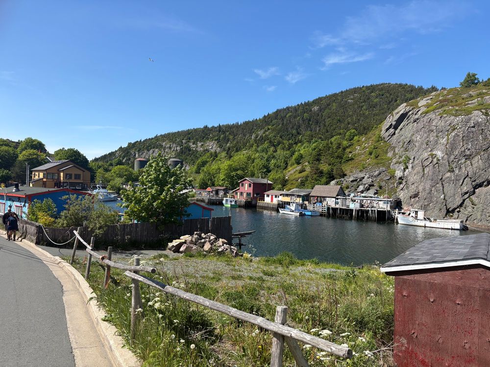 Quidi Vidi, Newfoundland. A scenic little village on the water filled with fishing boats, fishing, shacks, and Newfoundland culture.