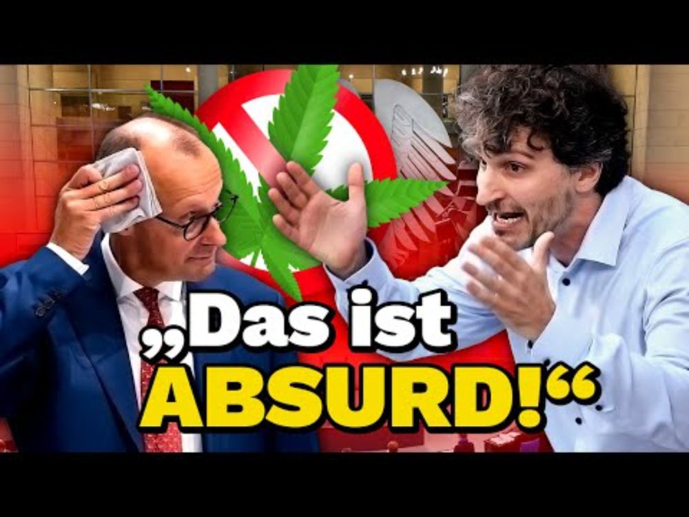 Die WICHTIGSTE Rede Zur Cannabis Legalisierung! Linken Politiker Bringt Es Auf Den Punkt!