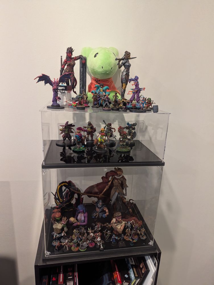 A clear case of custom painted minis