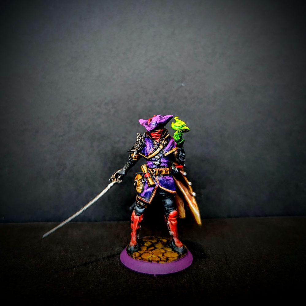 A painted DND mini 