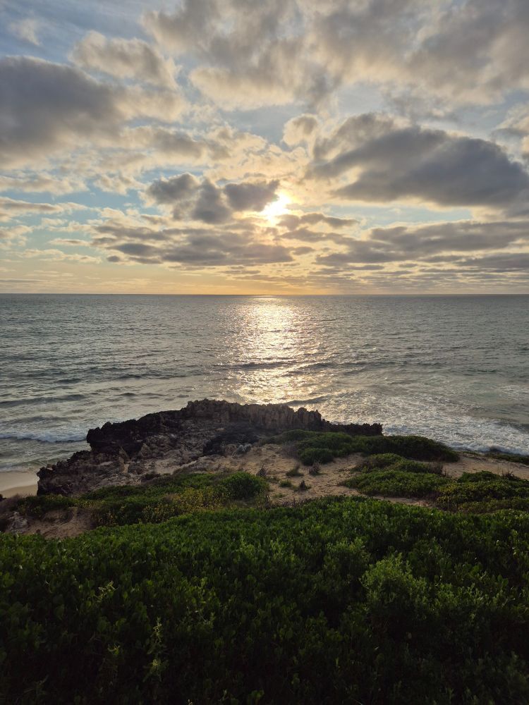 Sunset at 