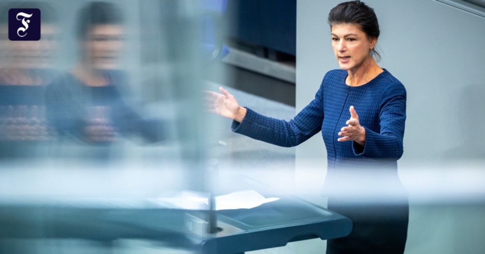 Wagenknecht verlangt von Thüringer CDU Distanzierung von Merz