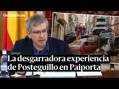 La DESGARRADORA experiencia del escritor SANTIAGO POSTEGUILLO en Paiporta durante la DANA