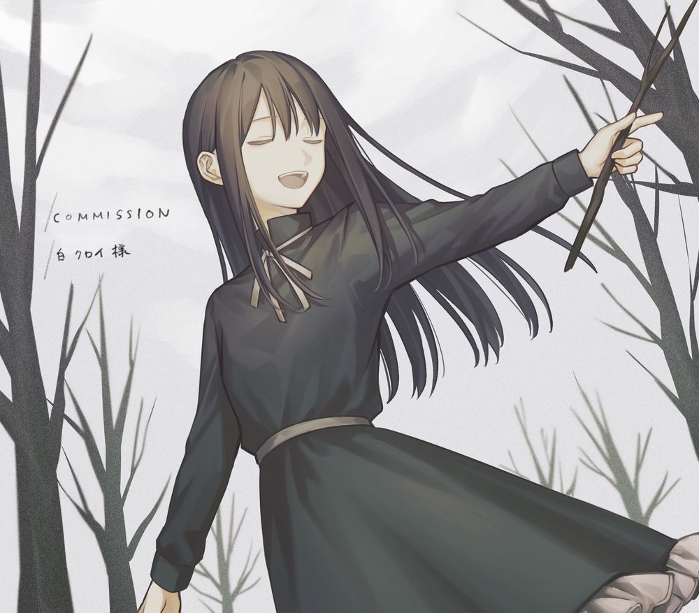 skebでご依頼いただいた白クロイさんのイラスト