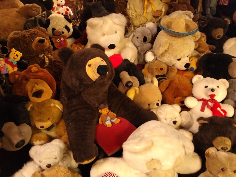 A big ol' pile of plushies
