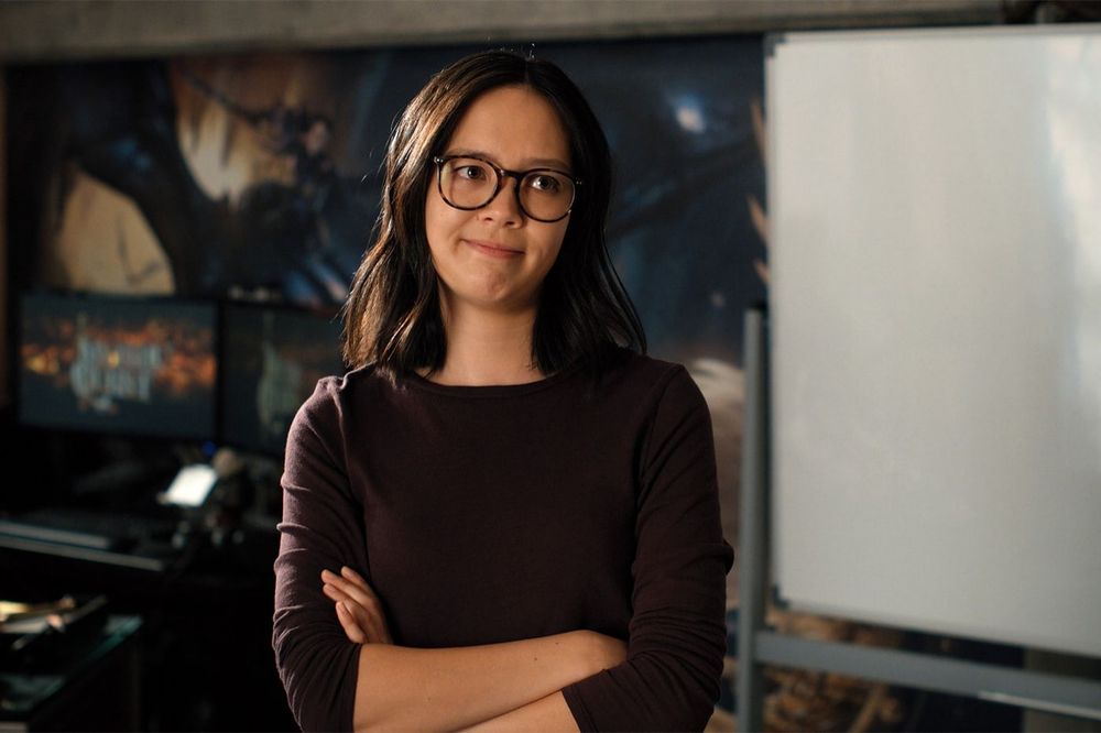 Actress Charlotte Nicdao as Mythic Quest’s Poppy Li.