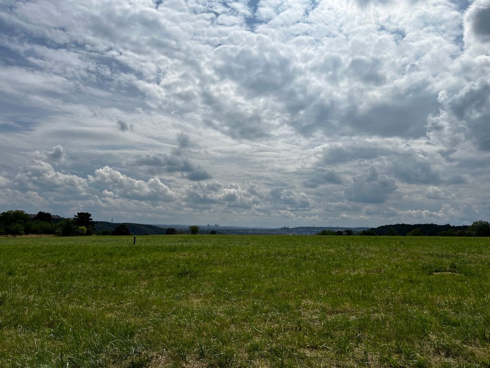 Výhled na Prahu ze Suchdola.