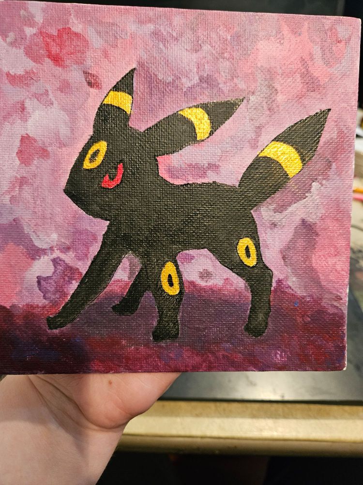 Painting of umbreon