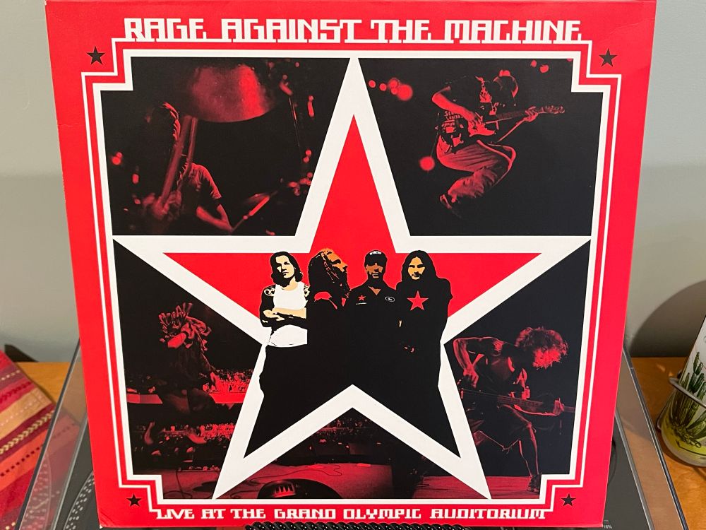 the album 'Live at the Grand Olympic Auditorium' by Rage Against the Machine