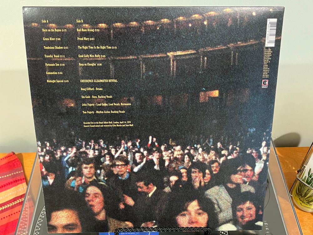 the album 'At the Royal Albert Hall' by Creedence Clearwater Revival