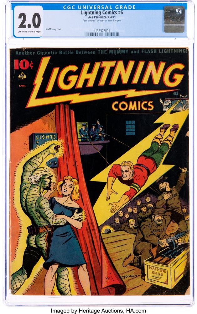 Lightning Comics #06 (1941)

Art by Jim Mooney
