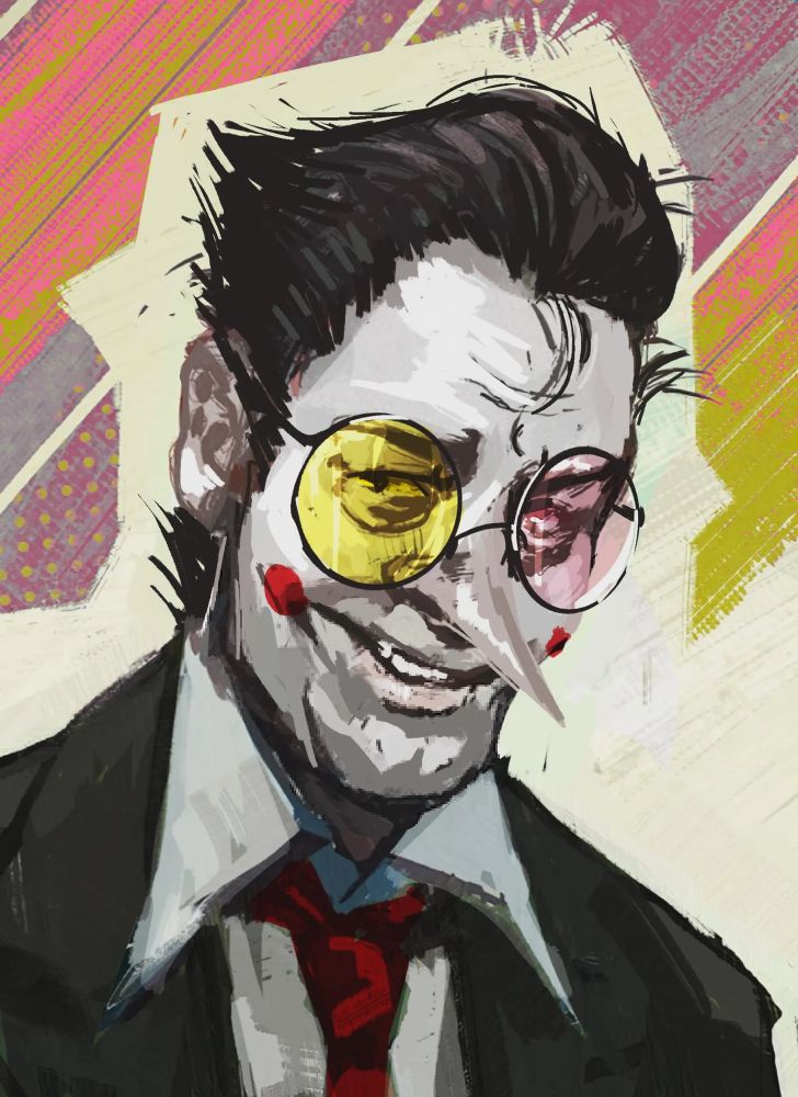 Deltarune Spamton wearing the DealMaker glasses