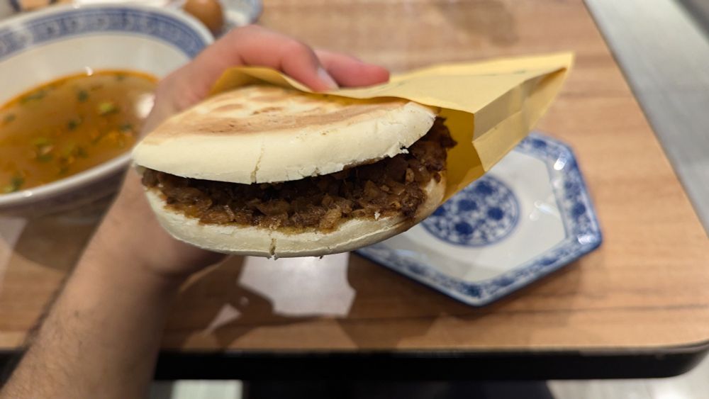 Chinese burger they said