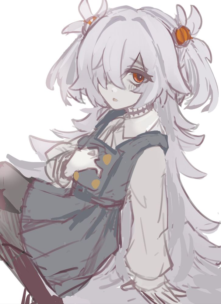 ブルアカ　カノエさんのイラスト