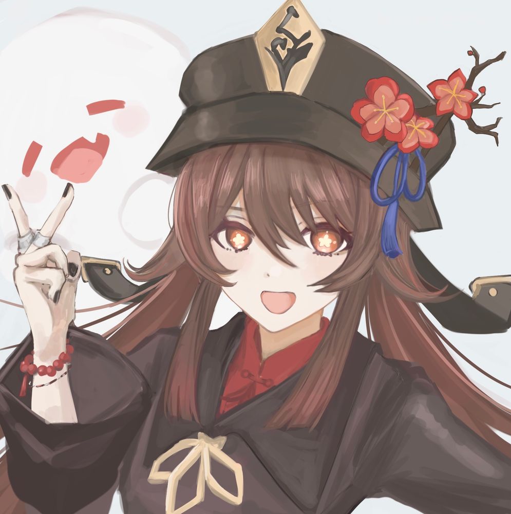 原神　フータオのイラスト