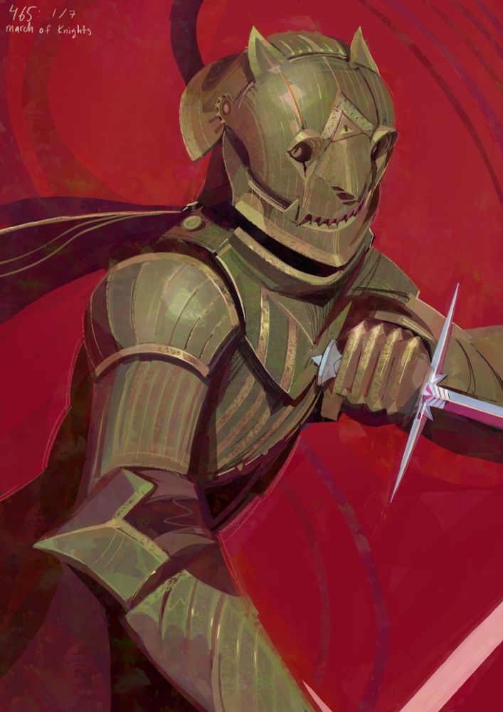 Cat knight and green mercenary ~ woman in armor