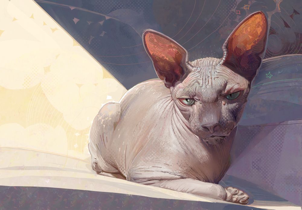 Painted a friend's cat ~