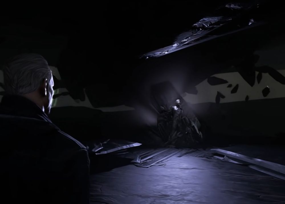 A scene from the final mission in Dishonored: Death of the Outsider (2017)