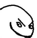 A face with an evil grin