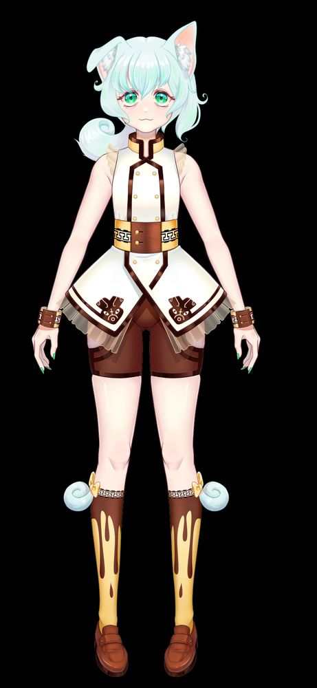 full body Tiruff Misu no background
